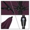 California Umbrella 9' Bronze Aluminum Market Patio Umbrella, Pacifica Purple 194061337769 - alternate 2